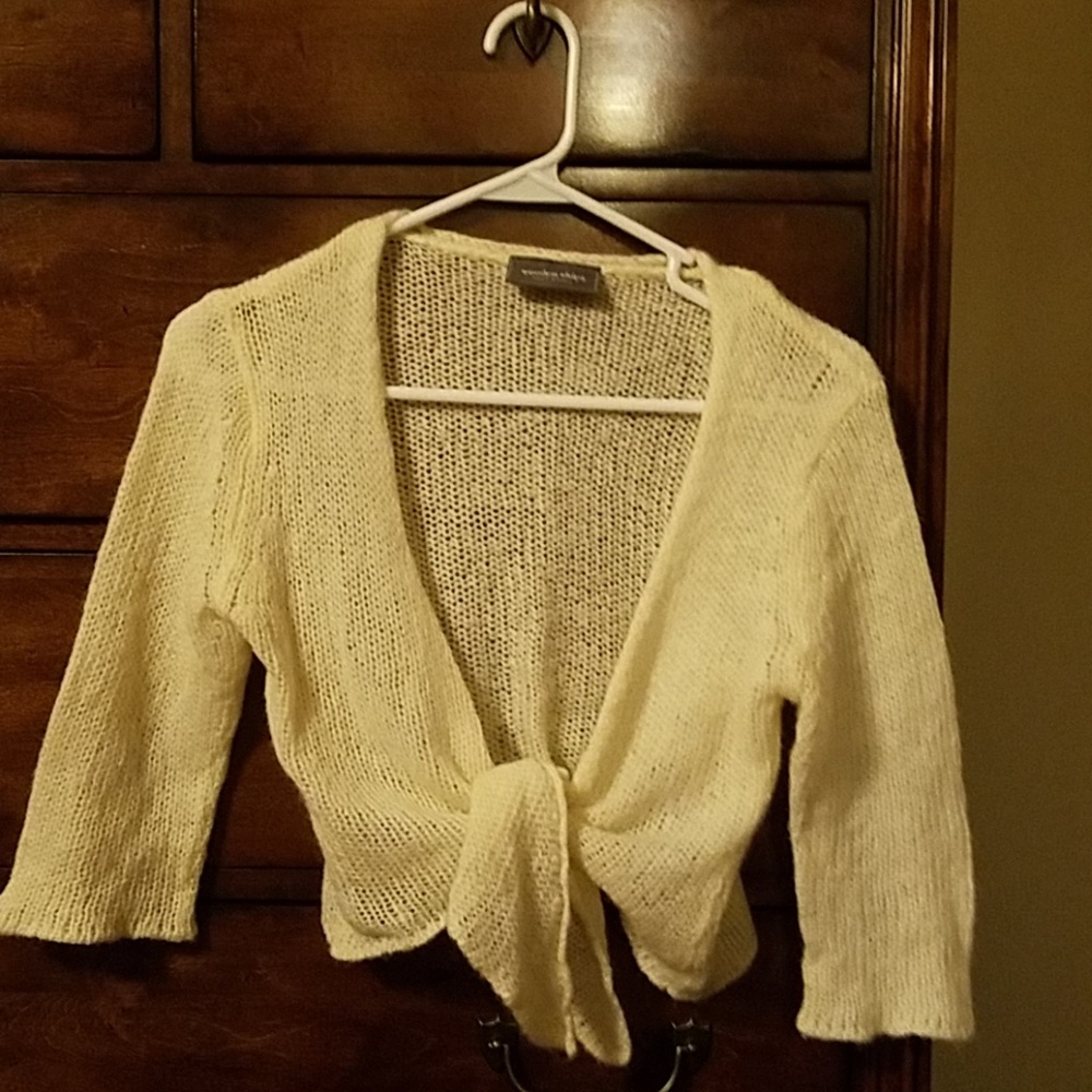 Wrap sweater